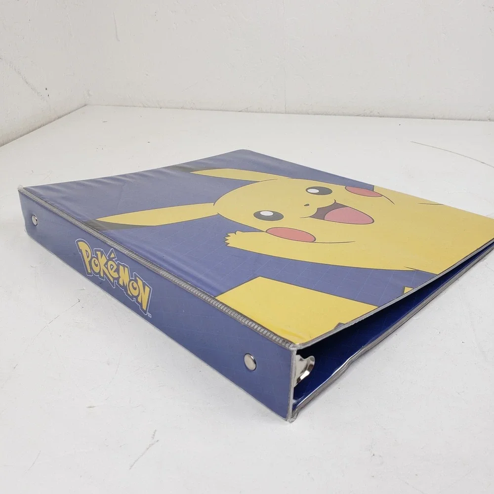 Pokemon Pikachu 3-Ring Binder Blue Grid Innovative Designs 712796POK 11.5in